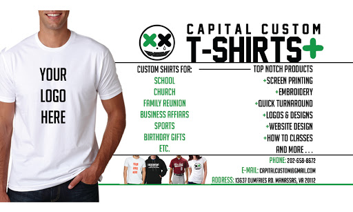 Custom T-shirt Store «Capital Custom T-Shirts Plus», reviews and photos, 13637 Dumfries Rd, Manassas, VA 20112, USA