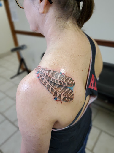 Explore bmo tattoo ideas, creative tattoo ideas in Stamford, available at KE Tattoo Studio