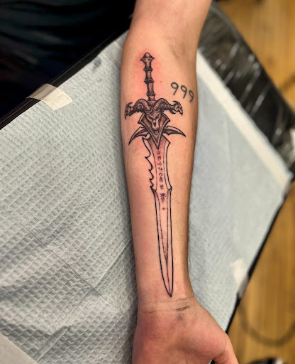 Explore greek sleeve tattoo ideas, creative tattoo ideas in South Milwaukee, available at Black sheep tattoo studio