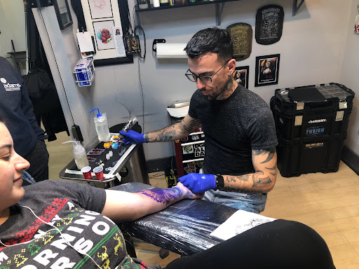 Explore middle neck tattoo ideas, creative tattoo ideas in Fort Wayne, available at Grade A Tattoos and Body Piercing