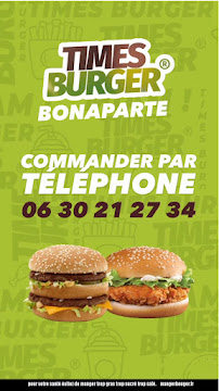 Restauration rapide Times burger bonaparte toulon à Toulon - menu / carte