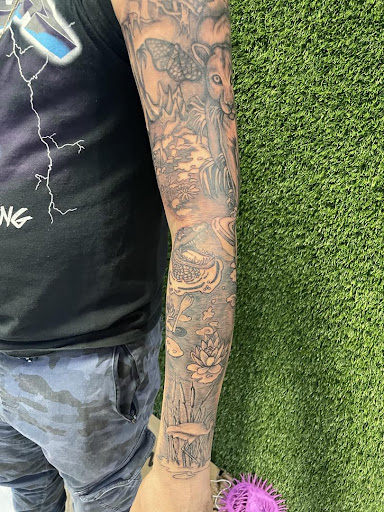 Explore gap filler tattoo filler ideas, creative tattoo ideas in Cocoa, available at Rorschach Tattoo Shop and Piercing Studio