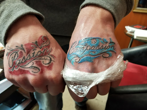 Explore navy tattoo ideas, creative tattoo ideas in Waterloo, available at Cedar Valley Tattoo & Piercing Studio