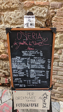 Restaurant Wine Bar - CAVE TIBURZI à Chiusdino menu