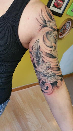 Explore cinderella tattoo ideas, creative tattoo ideas in Storm Lake, available at Alley Cat Tattoo