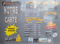 Menu / carte de Friterie Robert à Rumegies