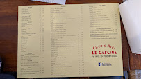 Menu du Circolo Arci Le Cascine à Lastra a Signa