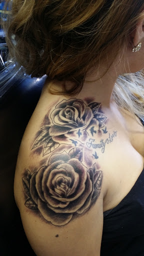 Explore full sleeve tattoo ideas for women, creative tattoo ideas in Wenatchee, available at Rebels Tattoo Studio