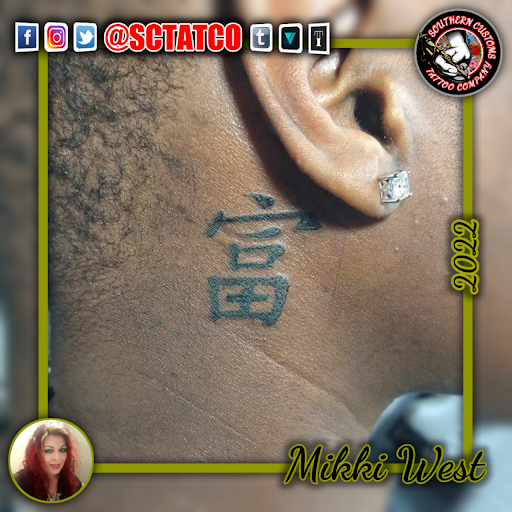 Find cat tattoo ideas small for your next unique tattoo in Fayetteville at Southern Customs Tattoo Company