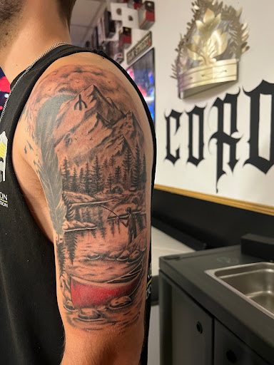 Explore shading ideas for sleeve tattoos, creative tattoo ideas in Lakeville, available at Savage Ink