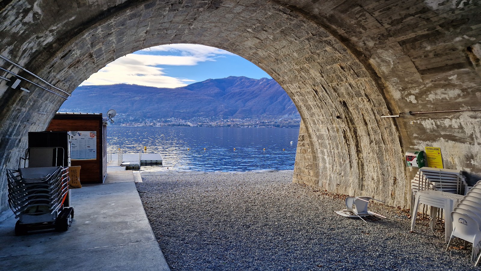 Foto van Spiaggia Tre Ponti voorzieningenruimte