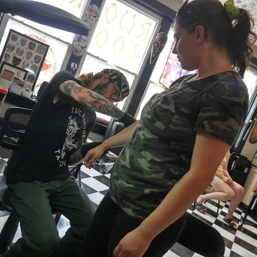 Explore black widow tattoo ideas, creative tattoo ideas in Indianapolis, available at MASTERWORK TATTOO