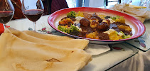 Injera du Restaurant éthiopien Restaurant Addis Abeba Éthiopie à Paris - n°2