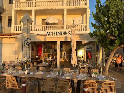 Achinios Restaurant - Bar - Akti Papanikoli 14, Chania 731 31, Greece