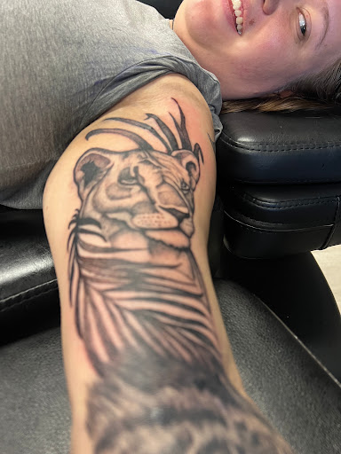 Explore word tattoo ideas for females, creative tattoo ideas in Cocoa, available at Rorschach Tattoo Shop and Piercing Studio