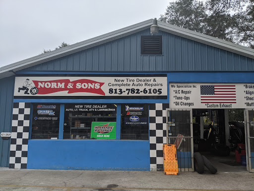Tire Shop «Norm & Sons Tire & Auto Repair», reviews and photos, 4644 Gall Blvd, Zephyrhills, FL 33542, USA