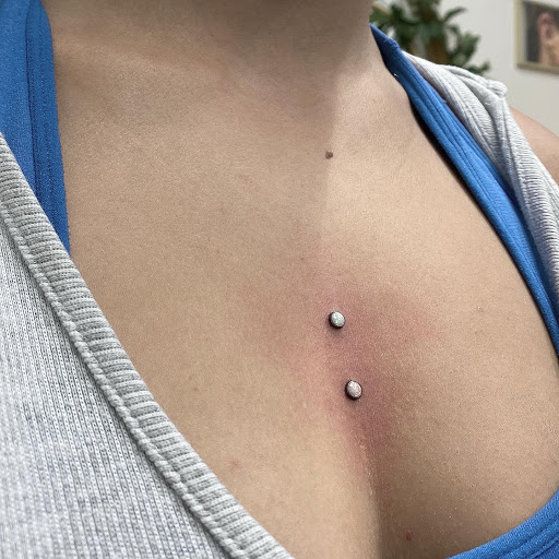 Explore shoulder scar tattoo ideas, creative tattoo ideas in Cary, available at Fine Art Body Piercing By Lilith Mae