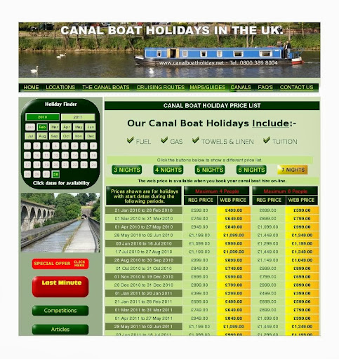 Canal Boat Holiday