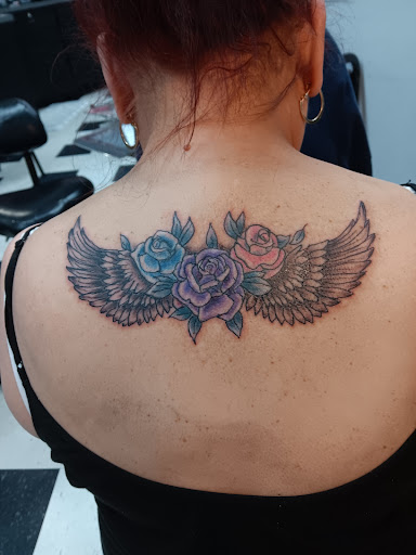 Explore mechanical sleeve tattoo ideas, creative tattoo ideas in Waynesboro, available at Extreme Expressions