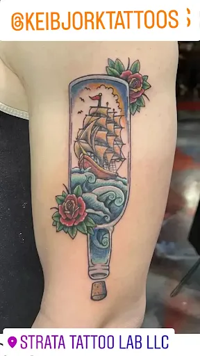 Explore beast tattoo ideas, creative tattoo ideas in Yucca Valley, available at Strata Tattoo Lab LLC