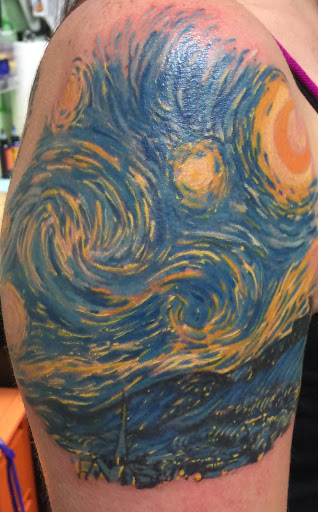 Explore grizzly bear tattoo ideas, creative tattoo ideas in Batavia, available at A Thin Line Tattoo