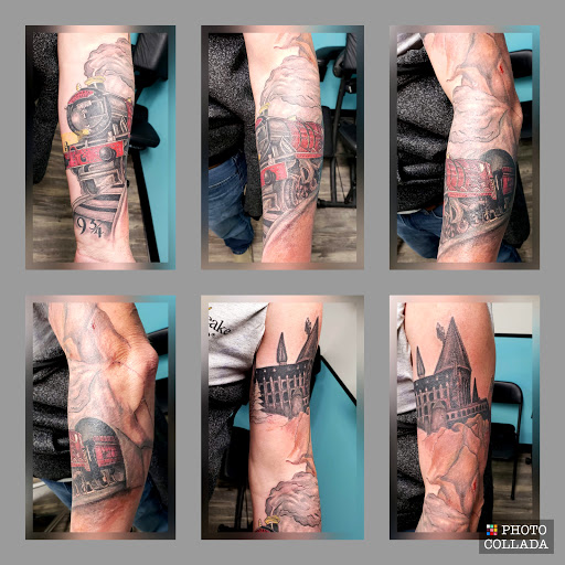 Explore fishing tattoos ideas, creative tattoo ideas in Laurel, available at Ambitious Creations Tattoo and Piercing Studio
