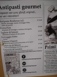 Resilienza Bottega Ristorante à Pineto menu