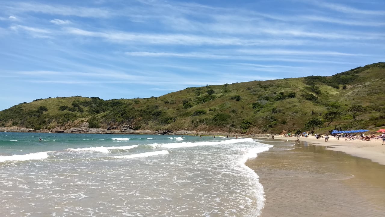 Fotografija Praia Brava Buzios z svetel pesek površino