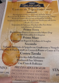 Restaurant C'era una volta à Brindisi - menu / carte