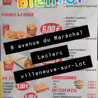 PLAZA FOOD villeneuve à Villeneuve-sur-Lot menu