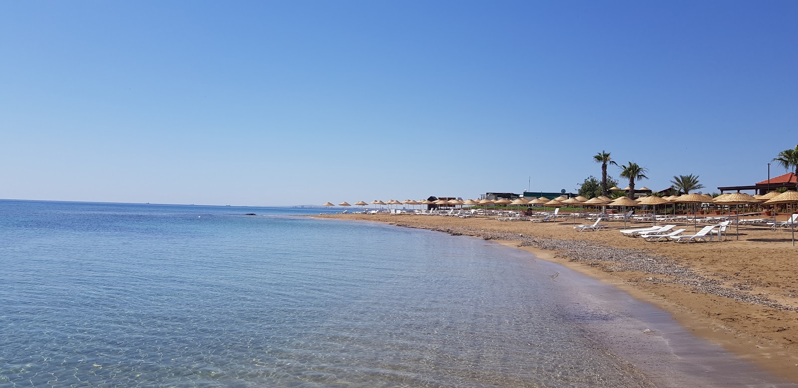 Foto de Playa de Salamina con bahía mediana