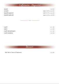 Restaurant Ristorante Pizzeria da Partenope à Solesino (le menu)