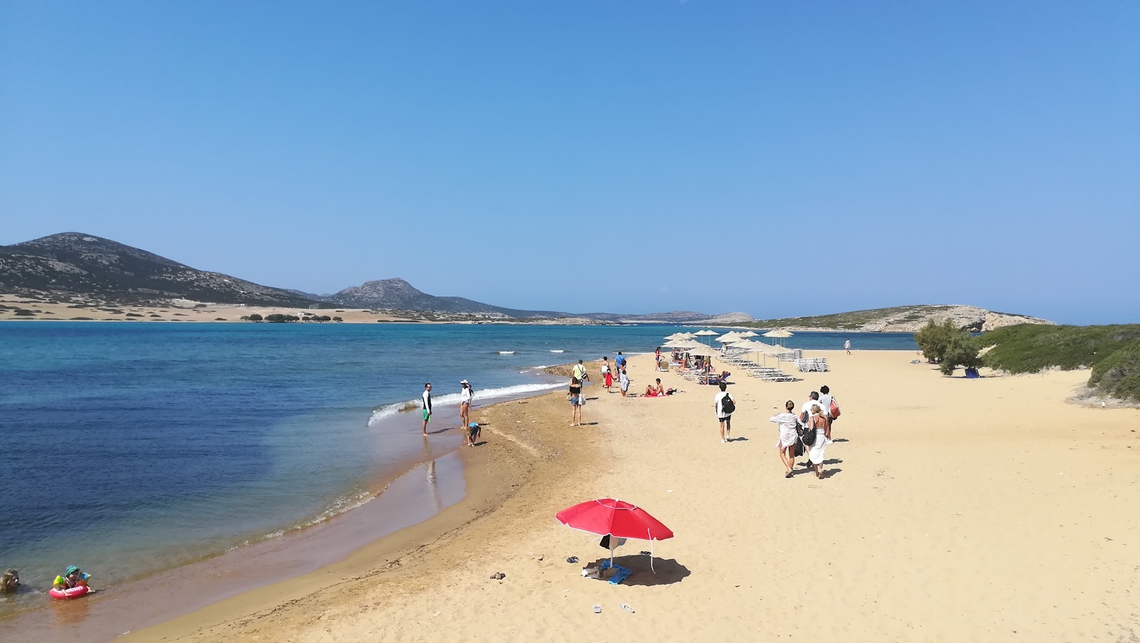 Foto av Vathis Volos beach med brunsand yta