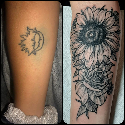 Explore depression tattoo ideas, creative tattoo ideas in Lakeview, available at Backwoods Tattoo Studio