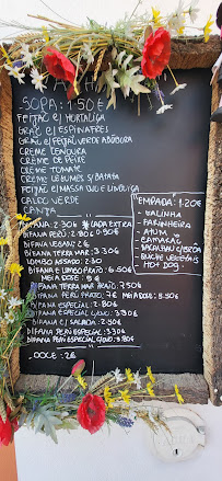 A Chaminé à Vendas Novas menu