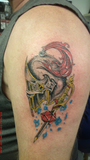 Explore arm flower tattoo ideas, creative tattoo ideas in Mount Airy, available at Big Daddy Ds Tattoos