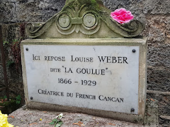 Tombe de Louise Weber, dite La Goulue