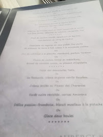 Restaurant français Auberge de l'Étain à Lussant - menu / carte