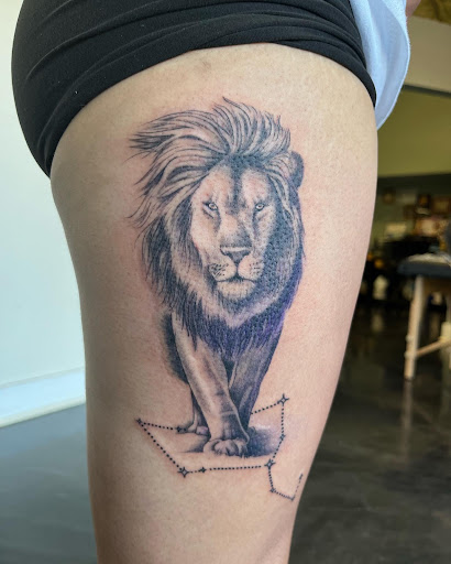 Explore gnome tattoo ideas, creative tattoo ideas in Copperas Cove, available at Flashover Ink Tattoo