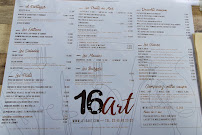 Menu du Le 16 Art - Restaurant La Baule à La Baule-Escoublac