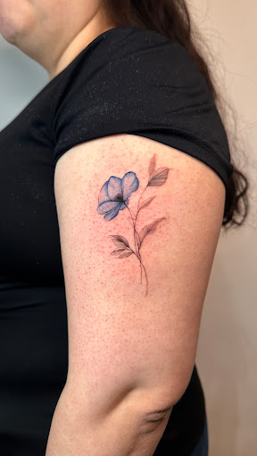 Explore lily of the valley tattoo ideas, creative tattoo ideas in New York, available at In Due Time Tattoo