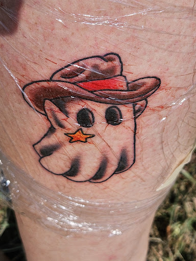 Explore word tattoo cover up ideas, creative tattoo ideas in Georgetown, available at Iron Rite Tattoo South