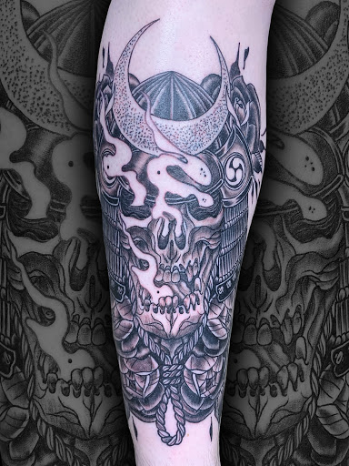 Explore left chest tattoo ideas, creative tattoo ideas in Ballston Spa, available at Ransom Tattoo Gallery