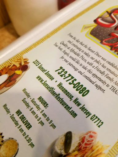 Restaurant «Sunset Diner», reviews and photos, 3315 Sunset Ave, Ocean Township, NJ 07712, USA
