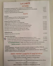 Restaurant Pizzeria Michel Ange à Brienne-le-Château menu