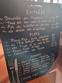 Auberge Des Deux Tonneaux à Pierrefitte-en-Auge menu