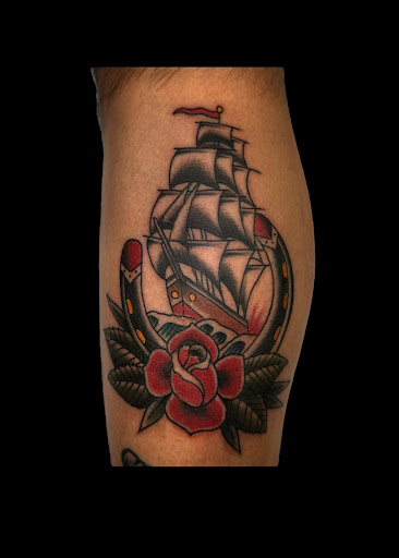 Explore neck tattoo idea, creative tattoo ideas in Houston, available at 713 Tattoo Parlour