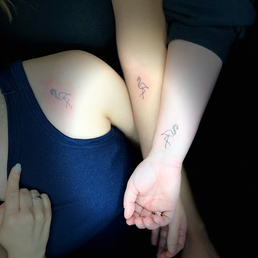 Explore flower arm tattoo ideas, creative tattoo ideas in High Ridge, available at Taylored ink