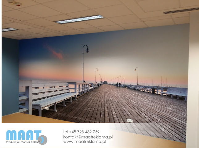 MAAT Oklejanie witryn, samochodów, szyb, przeszkleń biurowych, fototapety, identyfikacja firm, montaż reklam - Agencja reklamowa