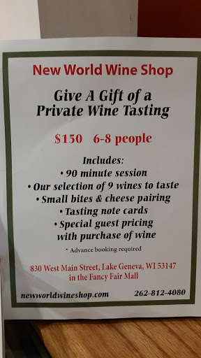 Wine Store «New World Wine Shop», reviews and photos, 830 W Main St i, Lake Geneva, WI 53147, USA